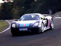 ポルシェ 918スパイダー、ニュルで6分57秒…市販車最速記録達成の瞬間［動画］ 画像