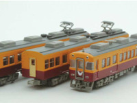 京阪、旧3000系特急車のグッズ2種発売…「鉄コレ」とヘッドマークのコースター 画像