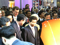 【ソウルモーターショー05】VIPご来場…取材も一苦労 画像