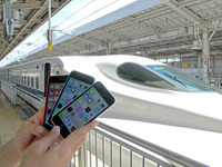 東海道新幹線でチェック！新型iPhone、LTE接続エリアに大きな差 画像