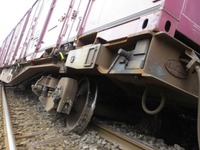 JR北海道、大沼駅の貨物列車脱線事故について説明 画像
