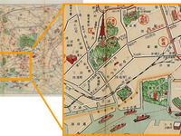 ゼンリン地図の資料館、1964年東京オリンピック前後の地図7点を展示 画像