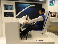 【CEATEC13】未来のコックピット、呼吸・心拍計測、ジェスチャー入力操作 アルプス電気 画像