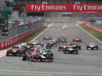 【F1 韓国GP】決勝…ベッテルがポール・トゥ・ウィンで4連勝 画像
