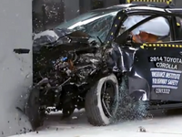 【IIHS衝突安全】北米向けトヨタ カローラ 新型、新スモールオーバーラップで厳しい判定［動画］ 画像