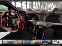 ランボ限定20台レヴェントン、車内をチェック…グーグル・マップ 画像