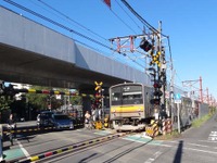 南武線稲田堤～府中本町間、12月23日から全面高架化 画像