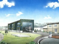 「SL銀河鉄道」釜石駅構内の車庫デザイン決まる…11月末完成へ 画像
