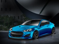 【SEMA13】ヒュンダイ ジェネシス クーペ、3台目のカスタマイズ、ライトチューン 画像