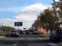 ロシアの路線バスで自爆テロ、瞬間映像［動画］ 画像