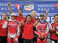 ホンダ、新型CRF450ラリー でメルズーガラリー総合優勝…ダカールラリーに向けての最終テスト 画像