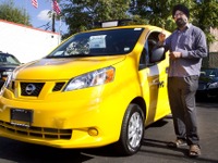 日産 NV200バネット のイエローキャブ、米ニューヨークで運行開始 画像