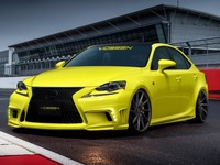 【SEMAショー13】レクサス IS 新型、LFA のパールイエローで全塗装 画像