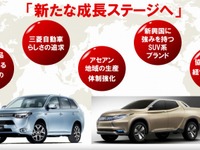 三菱自動車、中期経営計画を発表…SUV、クロスオーバー系を強化 画像