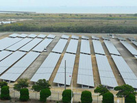 出光興産、北九州市の遊休地に設置した初のメガソーラーが運転開始 画像