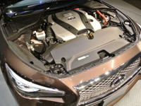 【日産 スカイライン 新型発表】フーガベースのハイブリッドシステム採用「このユニットがベスト」 画像