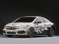 【SEMAショー13】ホンダ シビック クーペ に HPDパフォーマンス …2014年型 Si を高性能化 画像