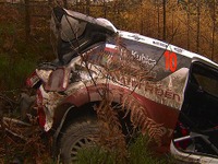 【WRC 最終戦】クビサ、ペースノートの判断を誤りクラッシュ、リタイア 画像