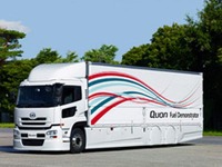 【東京モーターショー13】UDトラックス、実験車両 クオン・フューエル・デモンストレーター を世界初公開 画像