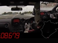 日産 GT-R NISMO、ニュル量産車最速記録達成の瞬間…クルム選手渾身のタイムアタック［動画］ 画像