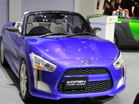 【東京モーターショー13】ダイハツ、KOPEN をワールドプレミア…上田執行役員「発売は来年前半」 画像