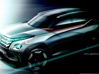 【東京モーターショー13】三菱コンセプト GC-PHEV…ボンネットを高くしフロントフェイスの塊感を強調 画像