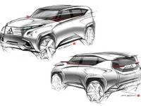 【東京モーターショー13】三菱コンセプト GC-PHEV…赤のラインは元気印の三菱を復活させる想い 画像