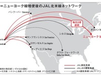 JAL、787-8を使用して成田～ニューヨーク線を週14便に倍増…南米への乗継アクセス改善 画像