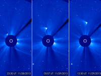 NASA、アイソン彗星「一部が生き残っている可能性」 画像