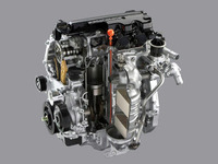ホンダ、新型 シビック に 新型エンジンを搭載 画像
