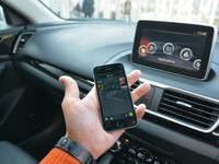 【マツダ アクセラ 新型発表】スマホ連係テレマ「マツダ コネクト」の使い勝手を検証する 画像
