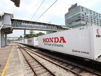ホンダ・マレーシア、タイからの部品輸送を鉄道に変更…輸送期間が2.5日に短縮へ 画像