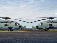 ロッキード・マーチン、米海軍と共にオーストラリア海軍に2機のMH-60Rヘリコプターを初納入 画像