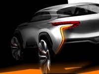 【ジュネーブモーターショー14】ヒュンダイ、イントラード を予告…次世代燃料電池コンセプトカー 画像