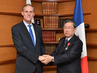 トヨタ紡織 豊田周平社長、フランスよりレジオン・ドヌール勲章を受章 画像