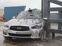 【NHTSA】日産 スカイライン 新型、インフィニティ Q50…最高の衝突安全性評価 画像