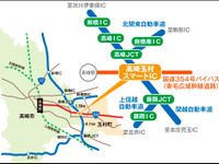 関越道、24時間利用可能な高崎玉村スマートICが2月22日オープン 画像