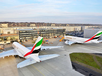 エミレーツ航空、2機のA380の納入を受けて編隊の合計数を44機とする 画像