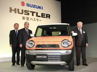 【スズキ ハスラー 発表】本田副社長「新たな市場を切り拓きたい」 画像