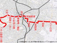 仙台市交通局、東西線の正式駅名が決定…2015年開業予定 画像