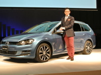 【VW ゴルフ ヴァリアント 発表】庄司社長「4つめのボリュームモデルにしたい」 画像