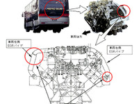 【リコール】三菱ふそう エアロクイーン などの排出ガス循環装置 画像