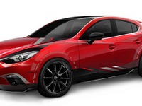 【東京オートサロン14】マツダ アクセラ 新型 、2台をカスタマイズ…スポーツ走行を追求 画像