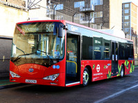 中国 BYD、EVバスを英国ロンドンに納車…ロンドン初のEVバスに 画像