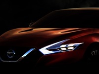 【デトロイトモーターショー14】日産、スポーツセダン コンセプト を予告…表情見えた 画像