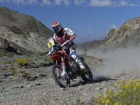 【ダカール14】ホンダ、ホアン・バレダ選手が総合トップをキープ…第4ステージ 画像