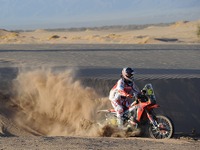 【ダカール14】ホンダ、バレダ選手は総合2位に順位を落とす…第5ステージ 画像