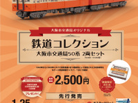 大阪市交通局、「鉄コレ」50系を2月に発売…1月25日に先行発売も 画像