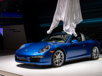 【デトロイトモーターショー14】ポルシェ911 新型 に タルガ4 …原点回帰のオープンモデル 画像