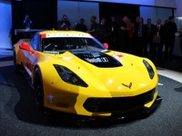 【デトロイトモーターショー14】シボレー コルベット 新型にレーサー、C7.R 発表…ルマン参戦も計画 画像
